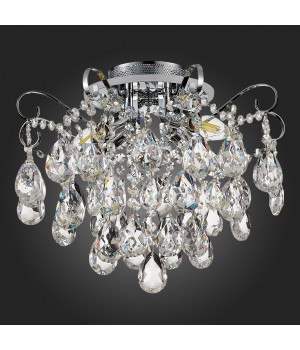 SLE160002-04 Светильник потолочный Хром/Прозрачный E14, LED 4+1*40/5(подсветка)W LITERO-foto6