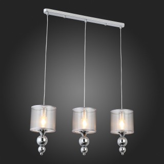SLE107103-03 Светильник подвесной Хром/Серебристый E27 3*40W PAZIONE-foto7