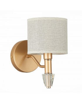 SLE107001-01 Бра Золотистый/Бежевый E14 1*40W VILEDE-foto2