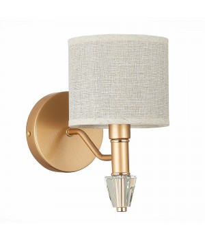 SLE107001-01 Бра Золотистый/Бежевый E14 1*40W VILEDE-foto2