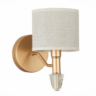 SLE107001-01 Бра Золотистый/Бежевый E14 1*40W VILEDE-foto2