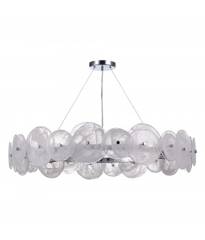 SL1658.103.22 Люстра подвесная ST-Luce Хром/Прозрачно-Белый G9 22*5W 4000K ELSA-foto2