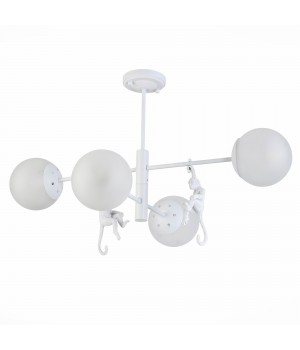 SLE115102-04 Люстра потолочная Белый/Белый E14 4*60W TENATO-foto2