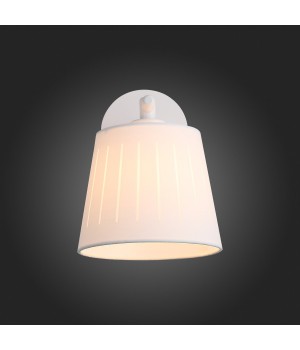 SL375.501.01 Бра Белый, Светлое дерево/Белый E27 1*40W PASSETO-foto8