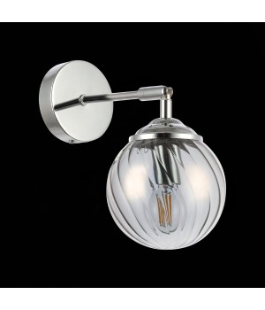 SLE102201-01 Бра Хром/Дымчатый E14 1*40W FASIA-foto4