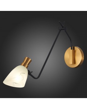 SLE205401-01 Бра Черный, Латунь/Белый E14 1*60W LITA-foto5