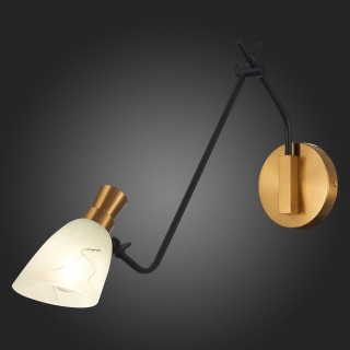 SLE205401-01 Бра Черный, Латунь/Белый E14 1*60W LITA-foto5