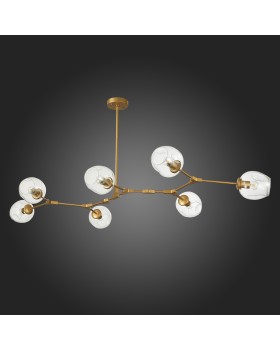 SLE154823-07 Люстра подвесная Золотистый/Прозрачный E27 7*40W RAMETTO-foto6