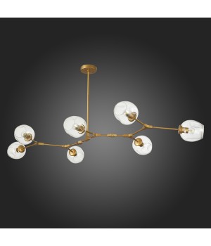 SLE154823-07 Люстра подвесная Золотистый/Прозрачный E27 7*40W RAMETTO-foto6