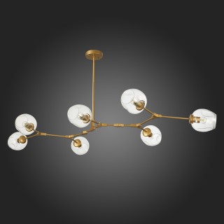 SLE154823-07 Люстра подвесная Золотистый/Прозрачный E27 7*40W RAMETTO-foto6