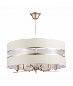 SLE300213-05 Светильник подвесной Шампань/Белый, Золотистый E14 5*40W ALMESE-foto2