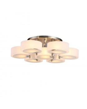 SL483.352.07 Светильник потолочный Бронза/Белый E27 7*60W FORESTA-foto2