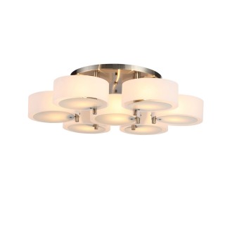 SL483.352.07 Светильник потолочный Бронза/Белый E27 7*60W FORESTA-foto2