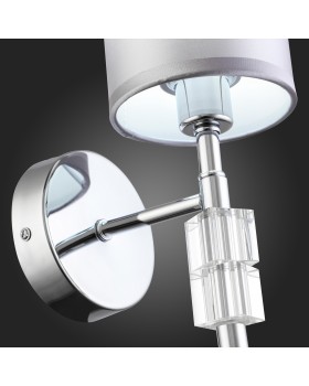 SLE156001-01 Бра Хром/Серый E14 1*40W EMMI-foto9