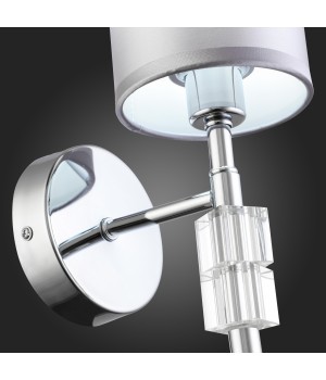 SLE156001-01 Бра Хром/Серый E14 1*40W EMMI-foto9