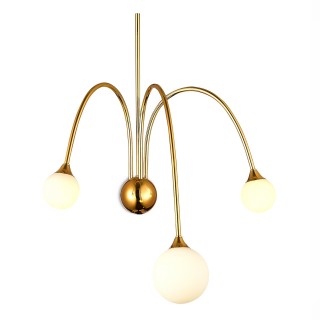 SL1187.201.03 Бра ST-Luce Золотистый/Белый G9 3*5W 4000K VIVE-foto3