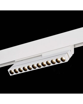 ST805.536.12 Магнитный трековый светильник Белый LED 1*12W 3000K 450Lm Ra>90 36° IP20 L220xW22xH117 48VV SKYLINE 48-foto4