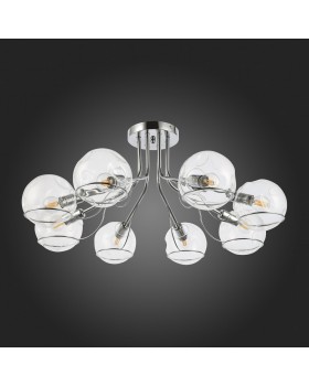 SLE102502-08 Люстра потолочная Хром/Прозрачный E14 8*40W BACA-foto6