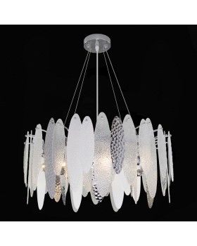 SL1224.103.08 Люстра подвесная ST-Luce Хром/Прозрачный, Белый E14 8*60W LASTRA-foto4