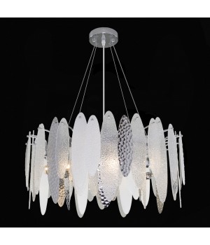 SL1224.103.08 Люстра подвесная ST-Luce Хром/Прозрачный, Белый E14 8*60W LASTRA-foto4