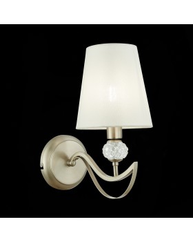 SLE111201-01 Бра Никель, прозрачный/Белый E14 1*40W BERGAMO-foto3