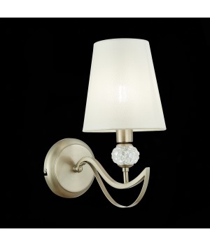 SLE111201-01 Бра Никель, прозрачный/Белый E14 1*40W BERGAMO-foto3