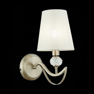 SLE111201-01 Бра Никель, прозрачный/Белый E14 1*40W BERGAMO-foto3