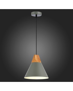 SLE125113-01 Подвес Серый/Серый, Светлое дерево E14 1*40W MODICA-foto5