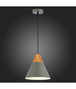 SLE125113-01 Подвес Серый/Серый, Светлое дерево E14 1*40W MODICA-foto5