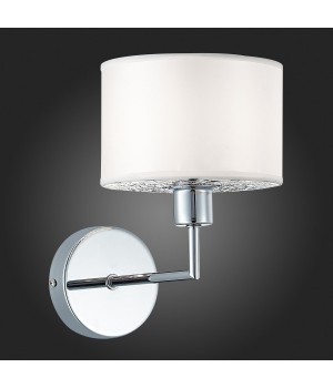 SLE105001-01 Светильник настенный Хром/Белый E14 1*40W BELGE-foto5