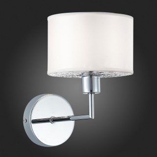 SLE105001-01 Светильник настенный Хром/Белый E14 1*40W BELGE-foto5