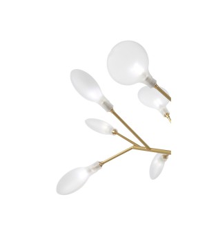 SL411.224.18 Прикроватная лампа ST-Luce Золото/Белый G4 18*3W RICCARDO-foto2