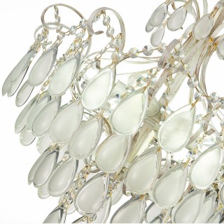 SLE160302-06 Светильник потолочный Золотистый/Белый матовый E14 6*60W MAGONZA-foto17