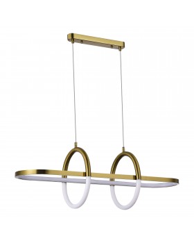 SL1579.313.01 Светильник подвесной ST-Luce Золотистый/Белый LED 1*48W 3000K MOFISTO-foto2