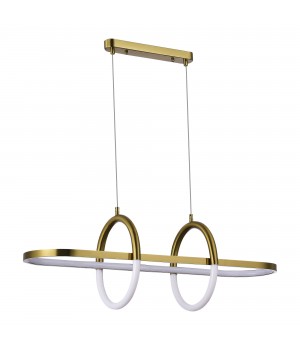 SL1579.313.01 Светильник подвесной ST-Luce Золотистый/Белый LED 1*48W 3000K MOFISTO-foto2