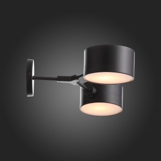 SLE183401-02 Светильник настенный Черный/Черный E14 2*60W GIMENTO-foto9