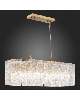 SLE283203-10 Люстра подвесная Золотистый/Прозрачный E27 10*40W RIDA-foto7