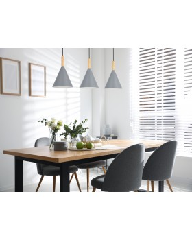 SLE1255-413-03 Светильник подвесной Черный/Серый E27 3*40W ARKET-foto5