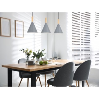 SLE1255-413-03 Светильник подвесной Черный/Серый E27 3*40W ARKET-foto5