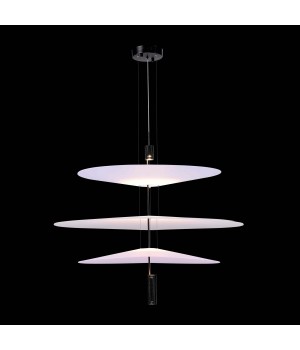 SL6101.413.01 Люстра подвесная ST-Luce Черный/Белый LED 1*15W 3000K Isola-foto5