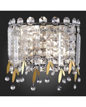 SL1655.201.02 Бра ST-Luce Золотистый/Прозрачный E14 2*40W DESIO-foto4