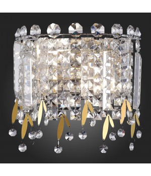 SL1655.201.02 Бра ST-Luce Золотистый/Прозрачный E14 2*40W DESIO-foto4