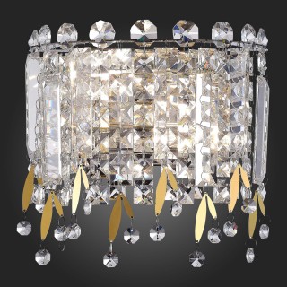 SL1655.201.02 Бра ST-Luce Золотистый/Прозрачный E14 2*40W DESIO-foto4