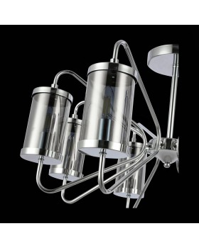 SLE102302-08 Люстра потолочная Хром/Дымчатый E14 8*40W VALIERI-foto6