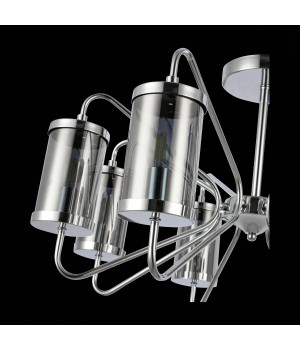 SLE102302-08 Люстра потолочная Хром/Дымчатый E14 8*40W VALIERI-foto6