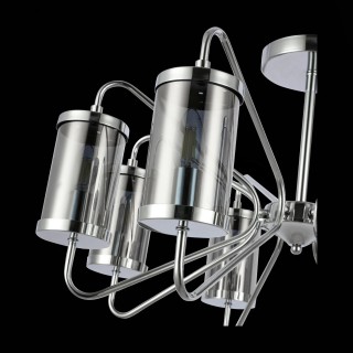 SLE102302-08 Люстра потолочная Хром/Дымчатый E14 8*40W VALIERI-foto6