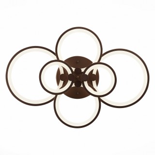 SLE200372-06 Светильник потолочный Кофейный/Белый LED 1*168W 3000-6000K LETO-foto5