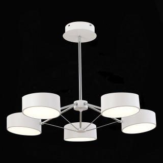 SLE6005-502-05 Светильник потолочный Белый/Белый LED 5*10W VALLE-foto6