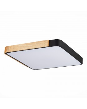 SLE201242-01 Светильник потолочный Черный, Светлое дерево/Белый LED 1*42W 3000K/4000K/6000K FESTA-foto10