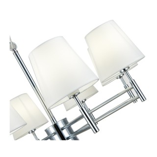 SLE105403-08 Люстра подвесная Хром/Белый E14 8*40W LAGORO-foto11